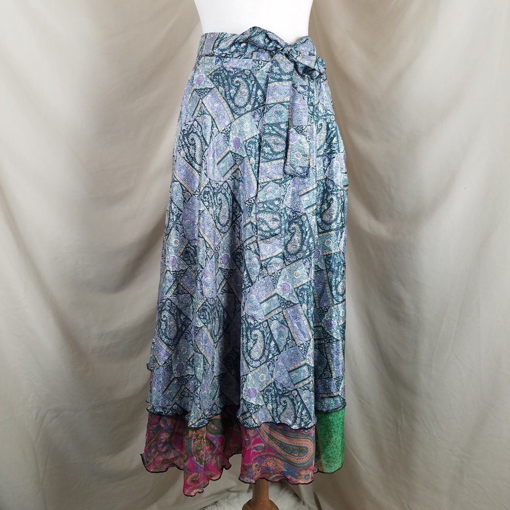 WEVEZ Reversible Wrap Skirt
